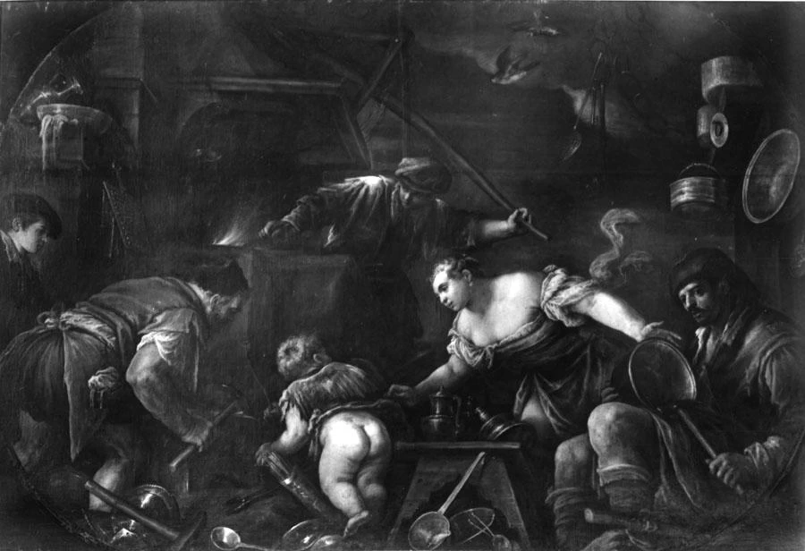 81-Francesco Bassano-Venere nella fucina di Vulcano - Muzeum Narodowe w Poznaniu